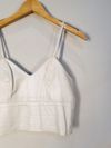 Blusa Cropped Tannerie couro