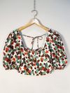 Blusa Cropped Mixed