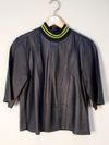 Blusa Verosenso couro