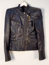 Jaqueta Balmain couro 