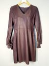 Vestido em couro