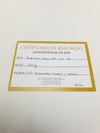 Meia Aliança em ouro branco 18K
