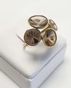 Anel ouro amarelo 18K