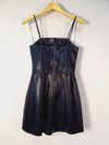 Vestido Madre Reina couro