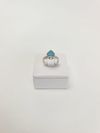 Anel em ouro branco 18K