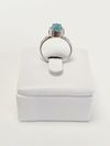 Anel em ouro branco 18K