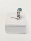 Anel em ouro branco 18K