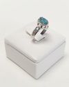 Anel em ouro branco 18K