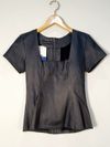 Blusa Tássia Ely couro