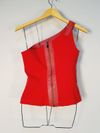 Blusa Camila Brum couro