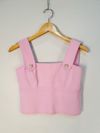 Blusa Cropped Mixed
