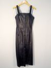 Vestido Tannerie couro