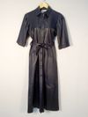 Vestido Tannerie couro