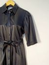 Vestido Tannerie couro