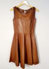 Vestido Prada couro 