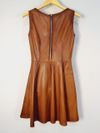 Vestido Prada couro 