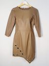 Vestido Sanm couro