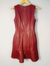 Vestido Juliana Sanmartin couro