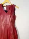 Vestido Juliana Sanmartin couro