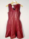 Vestido Juliana Sanmartin couro