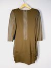 Vestido Juliana Sanmartin couro