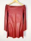 Vestido Animale couro