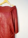 Vestido Animale couro