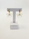 Argola laço em ouro amarelo 18K 