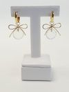 Argola laço em ouro amarelo 18K 