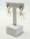 Argola laço em ouro amarelo 18K 