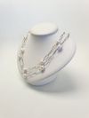 Colar em ouro branco 18K