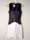 Vestido Juliana Sanmartin couro 