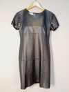 Vestido Juliana Sanmartin couro