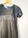 Vestido Juliana Sanmartin couro