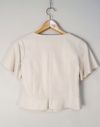 Blusa Cris Capoani couro