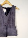 Blusa SANM couro 