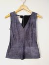 Blusa SANM couro 