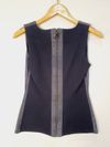 Blusa SANM couro 