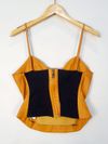 Blusa Juliana Sanmartin couro 