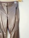 Calça Juliana Sanmartin couro 