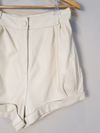 Shorts Juliana Sanmartin couro