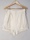 Shorts Juliana Sanmartin couro