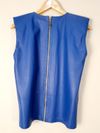 Blusa Juliana Sanmartin couro 