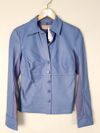 Camisa Juliana Sanmartin couro 