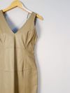 Vestido Juliana Sanmartin couro
