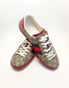 Tênis Gucci New Ace Supreme Monogram masculino 