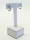 Argola em ouro branco 18K