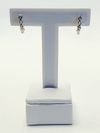 Argola em ouro branco 18K