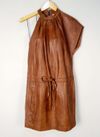 Vestido Animale couro