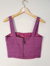 Blusa Cropped Mixed